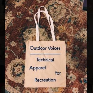 Outdoor Voices Canvas Tote